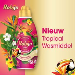 Robijn - Vloeibaar Wasmiddel - Klein & krachtig - Tropical - 4 flessen - 76 wasbeurten - Voordeelverpakking — thumbnail 3