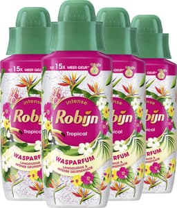 Robijn - Intense Wasparfum - Tropical -4 flessen x 342 ml — thumbnail 5