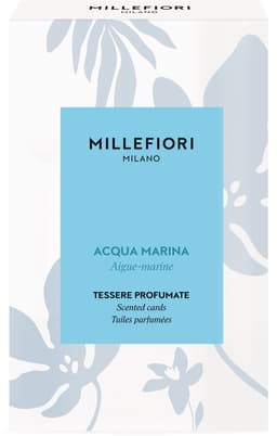 Millefiori Laundry - Geurkaarten - Acqua Marina - 3 stuks - Kast Parfum - Voor In De Kledingkast — thumbnail 4