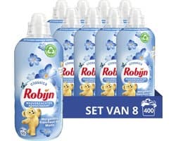 Robijn Classics Morgenfris Wasverzachter - 8 x 50 wasbeurten - Voordeelverpakking