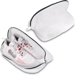 2 stuks wasnet voor schoenen, sneakers, wasmachine, schoenenwaszak, grote waszak met ritssluiting, schoenen, waszak voor reizen, appartement opbergen — thumbnail 1
