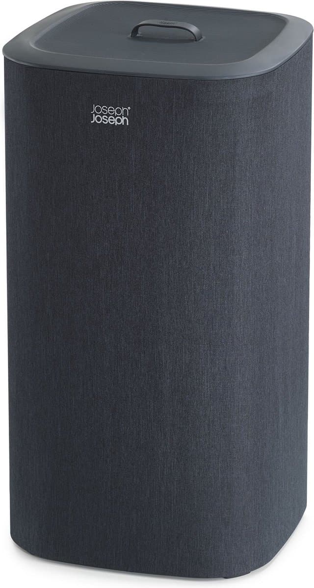 Joseph Joseph Tota Wasmand - 2 Compartimenten – Was Sorteren – 60 Liter - Zwart — afbeelding 1