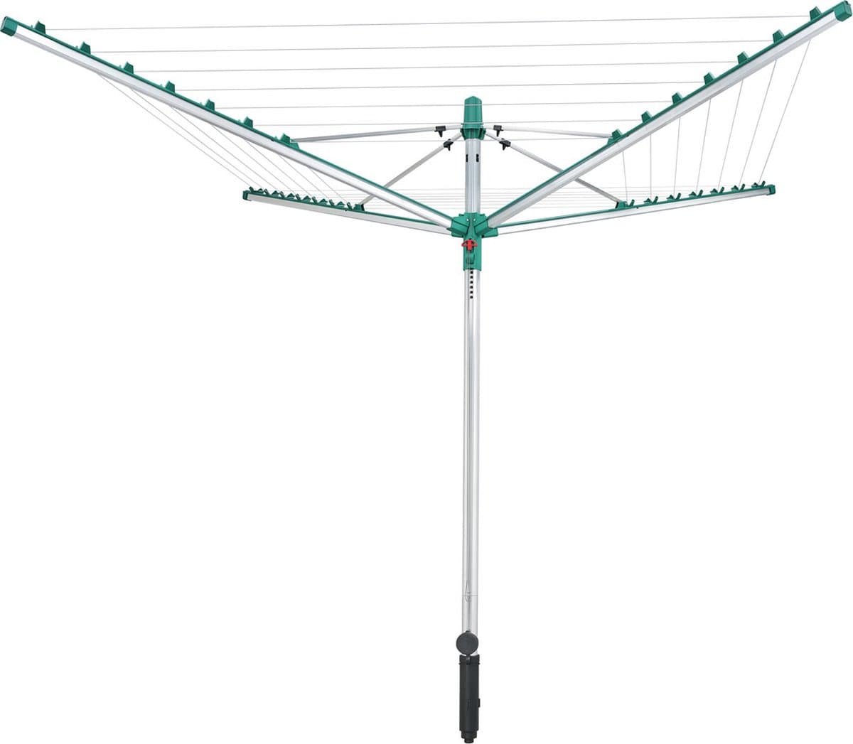 Leifheit droogmolen Linomatic 400 incl. bodemhuls - 40 m drooglengte - 4 wasmachineladingen — afbeelding 1