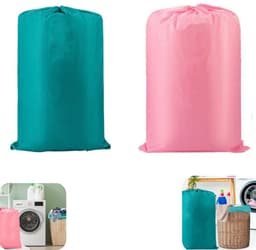 2 stuks opbergzakken - vuile waszak - reistas - bagagezak - opbergaccessoires - geschikt voor reizen, toerisme, kamperen (meerdere kleuren, 92*61cm) — thumbnail 1