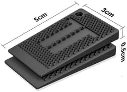 WiseGoods Premium Anti Vibratie Meubelwiggen Set - 35 Stuks Zwart - Pads - Voor Wasmachine / Koelkast / Tafel / Stoelen / Kast — thumbnail 3