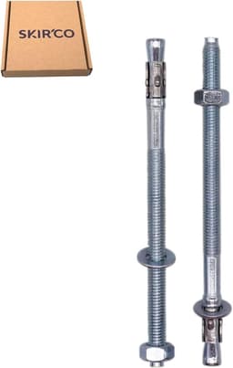 Wedge Anchors - Metaaldowels Ankerbout - Bevestigen in Beton - Verzinkt Staal - M8 x 135 mm - Zilverkleurig — thumbnail 3