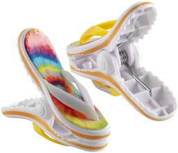 O2COOL - Boca Clips® Extra Stevige Handdoekclips - Slippers Tie-Dye — thumbnail 1