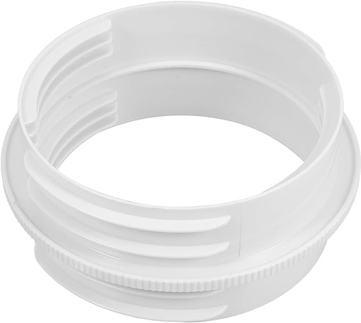 1stuks - aansluiting afvoerslang airco - aansluiting airco - binnen 130 mm / buiten 150 mm - verbindingsstuk - verbindingsstuk airco - verbindingstuk slang - wit — afbeelding 1