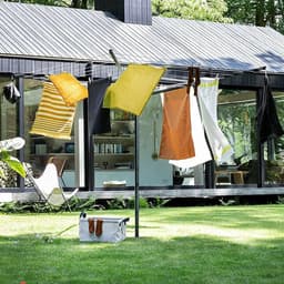 Droogmolen met Voet voor Camping & Thuis - Wasrek Staand - Droogrek Inklapbaar - Slim — thumbnail 2