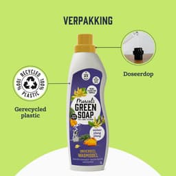 Marcel's Green Soap Universeel Wasmiddel - Amber & Ylang Ylang - 6 x 1L - 138 wasbeurten — thumbnail 2