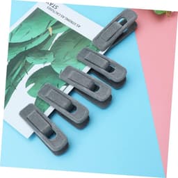 Kledingclips - Wasknijpers Sokken - Kleding Drogen - Beschadigt Kleding Niet - 20 stuks - Grijs — thumbnail 2