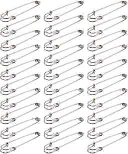 Grote Veiligheidsspelden - Extra grote clips - Ambachten en naaien - Versterkte constructie - 75 mm - Zilver — thumbnail 1