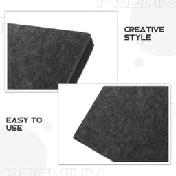 Subwoofer Isolatiemat - Geluidsisolatie Pad - Trillingen Dempen - Polyester Constructie - 40 x 30 cm - Grijs — thumbnail 2