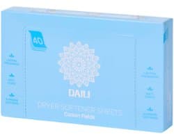 Daili Droogdoekjes Cotton Fields - 40 doekjes | Voor langdurige frisheid - Droogtrommeldoekjes - Wasparfum — afbeelding 1