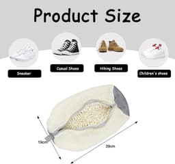 Schoenwaszak, wasmachine waszak, schoenen-wasmachine, droger, crèmekleurig, 2 stuks — thumbnail 3