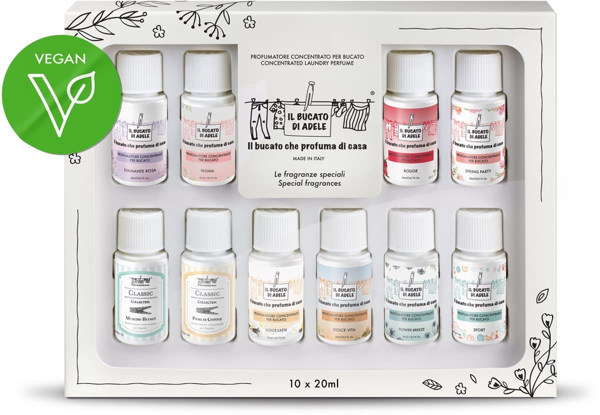 Il Bucato di Adele Wasparfum - Italiaanse Was Parfum - Cadeauset Speciaal 10x20ml — afbeelding 1