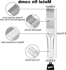 Complete Reinigingsset voor Droogkasten - 4 Stuks Reinigingsborstels, Filter en Radiator Kam, RVS Gereedschap voor Onderhoud — thumbnail 2