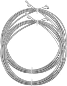 2pcs Clothes Rack Steel Wire Drying Line for Clothes Balcony Stainless Steel Clothesline Clothes Drying Hanger Drying Rope for Outdoor Clothing Washing Accessories Steel Wire Silver — thumbnail 1