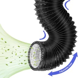 100mm 5M Wasdrogerontluchtingsslang - Flexibele Afvoerslang Voor Wasdroger - Aluminium Geïsoleerde Flexibele Slangenset - Inclusief 2 Klemmen — thumbnail 4