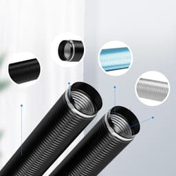 100mm 5M Wasdrogerontluchtingsslang - Flexibele Afvoerslang Voor Wasdroger - Aluminium Geïsoleerde Flexibele Slangenset - Inclusief 2 Klemmen — thumbnail 5