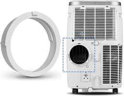 Slangadapter - Afvoerslang Koppeling - Mobiele Airco - Voorkomt Terugstroming - 15 Cm Buis - Wit — thumbnail 5
