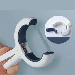 Wasknijpers Kunststof - Kledingklemmen Ophangen - Kleding Droge - Goede Grip - 50 Stuks - Blauw — thumbnail 2