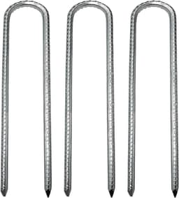 Stevige Stalen Tentpinnen en Grondankers voor Tuin, Camping en Trampoline - Set van 3, 30 cm Lang — thumbnail 1