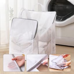Dailygoods - Set van 4 Netwaszakken met Rits en Handgreep - Ideaal voor Ondergoed en Sokken — thumbnail 2