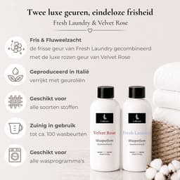 Labryce Wasparfum - Fresh Laundry & Velvet Rose - 2 x 250 ml - Duo Pakket — thumbnail 3
