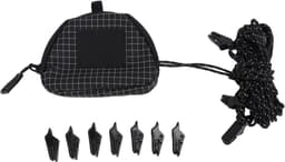Camping Waslijn - Reis Waslijn - Buiten Kleding Drogen - Reflecterend Winddicht - 3.5 Meter - Grijs — thumbnail 5