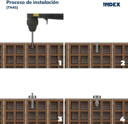 Spreader Plugs - Plug Ankers - Muurbevestiging - 4-zone expansie - 6 x 30 mm - Grijs — thumbnail 2