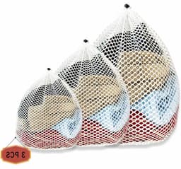 Wasnetten voor wasmachine - Set van 3 herbruikbare waszakken van 40 cm tot 60 cm, ideaal voor het beschermen van kleding en voorkomen van vervorming en kreuken — thumbnail 1