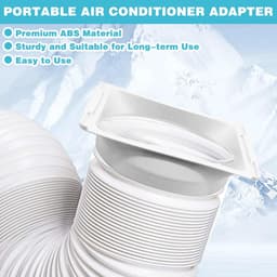 Dailygoods- Airco Slang 150mm - Afvoerslang Mobiele Airco - Aansluitstuk - Raamadapter - Eenvoudig te Installeren - ABS Kunststof - Airco Aansluiting — thumbnail 5
