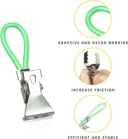 Dailygoods - 15 Stuks Kleurrijke Metalen Clips voor Theedoeken en Handdoeken - Multifunctionele Handdoekclips — thumbnail 4