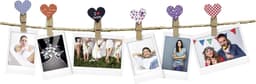 Houten Wasknijpers - Fotohouders Clips - Foto's Ophangen - Met Magneet - Set van 10 - Kleurrijk — thumbnail 1