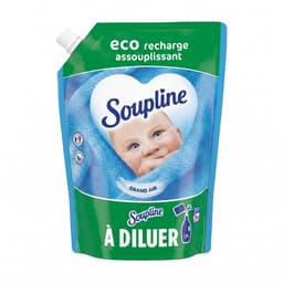 Soupline Hemels Fris Geconcentreerde Wasverzachter 10 x 29 wasbeurten - eco navullingen — thumbnail 2