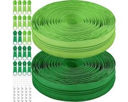 MicButty The Yards Bulk rits van 9,1 m - (#5) ritsen, nylon spoel met 20 stuks schuivers voor doe-het-zelf naaitassen
