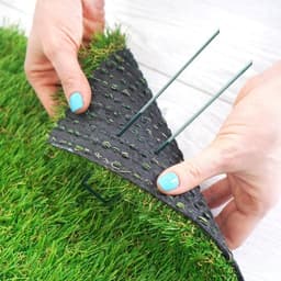 Grondankers - Bevestigingsharingen Tuin - Tuin Vastzetten - Roestbestendig IJzerdraad - 300 Stuks - Groen Zilver — thumbnail 4