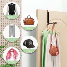 REWYTAZ-2 stuks - Inklapbaar Wanddroogrek - Wandmontage voor Kleding - Kledinghanger - Uitklapbaar Kledingrek Wand - Wanddroogrek voor Kleding - Droogrek voor kleding aan de muur - Droogrek voor wasgoed - Zwart — thumbnail 4