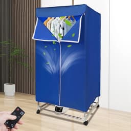 Cellista Wasdroger Opvouwbaar - Elektrische Kledingdroger - PTC Droogkast 1500W - Droogrek met Verwarming - 5 Laags - 30kg Capaciteit — thumbnail 2