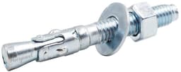 Wigankers - Betonankers Bevestigingsankers - Beton Bevestigen - Verzinkt Koolstofstaal - 3/8" x 5" - Zilverkleurig — thumbnail 2