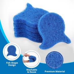 Wasballen - Pluisverwijderingsballen - Herbruikbaar - Pluisverwijderaar voor kleding - Zachte pluizenvanger voor kleding - Geschikt voor wasmachine en droger - Blauw - 5 stuks — thumbnail 2