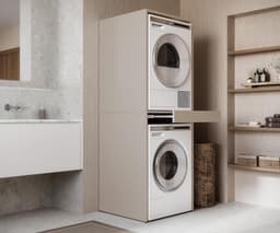 Wasmachine Ombouw - Opbouwmeubel - Kast Wasdroger - Meubel - functioneel — thumbnail 2