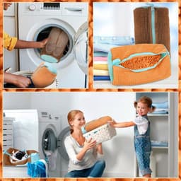 Schoenwaszak voor de Wasmachine, Ideaal voor Sneakers en Sportschoenen, Meerdere Kleuren en Zipper, Beschermt en Reinigt Schoenen tijdens het Wassen — thumbnail 3