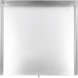 Opvangbak Wasmachine - Lekbak Afvoer - Voorkom Waterschade - Roestvrij Staal 304 - 81x76x6 cm - Zilver — thumbnail 4