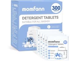 MOMFANN 300 professionele dieptereinigende reinigingstabletten voor alle babyflessenwasmachines, wastabletten voor flessenwasmachines, sterilisatoren en drogers, gemakkelijk in gebruik. — afbeelding 1