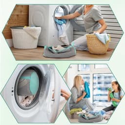 Set van 2 Waszakken voor Schoenen, Herbruikbare Waszak met Ritssluiting voor Diverse Schoenen, Ideaal voor de Wasmachine en Bescherming tegen Beschadiging — thumbnail 4