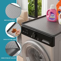 Koelkast druppelmat 60 x 60 cm - Waterdichte anti-slip bodemmat voor wasmachine, spoelbak en huishoudelijke apparaten — thumbnail 3
