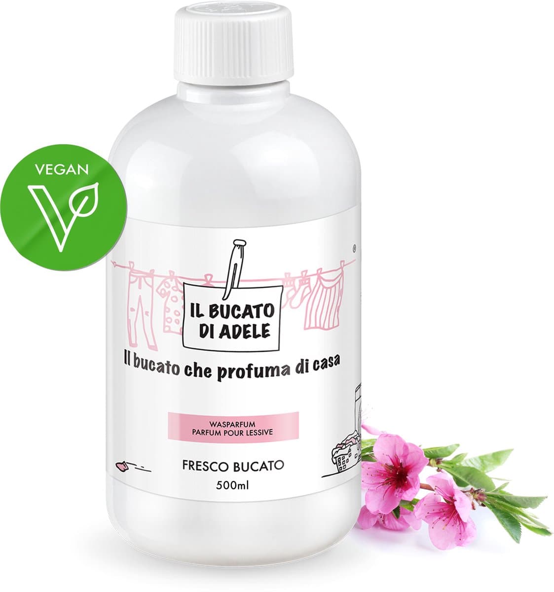 Il Bucato di Adele Wasparfum - Italiaanse Was Parfum - Frisse Was 500ml — afbeelding 1