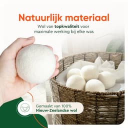 Wasdrogerballen - drogerballen - voor wasdrogers - 6 stuks - met opbergzakje - droogballen - wasbollen - herbruikbaar — thumbnail 5